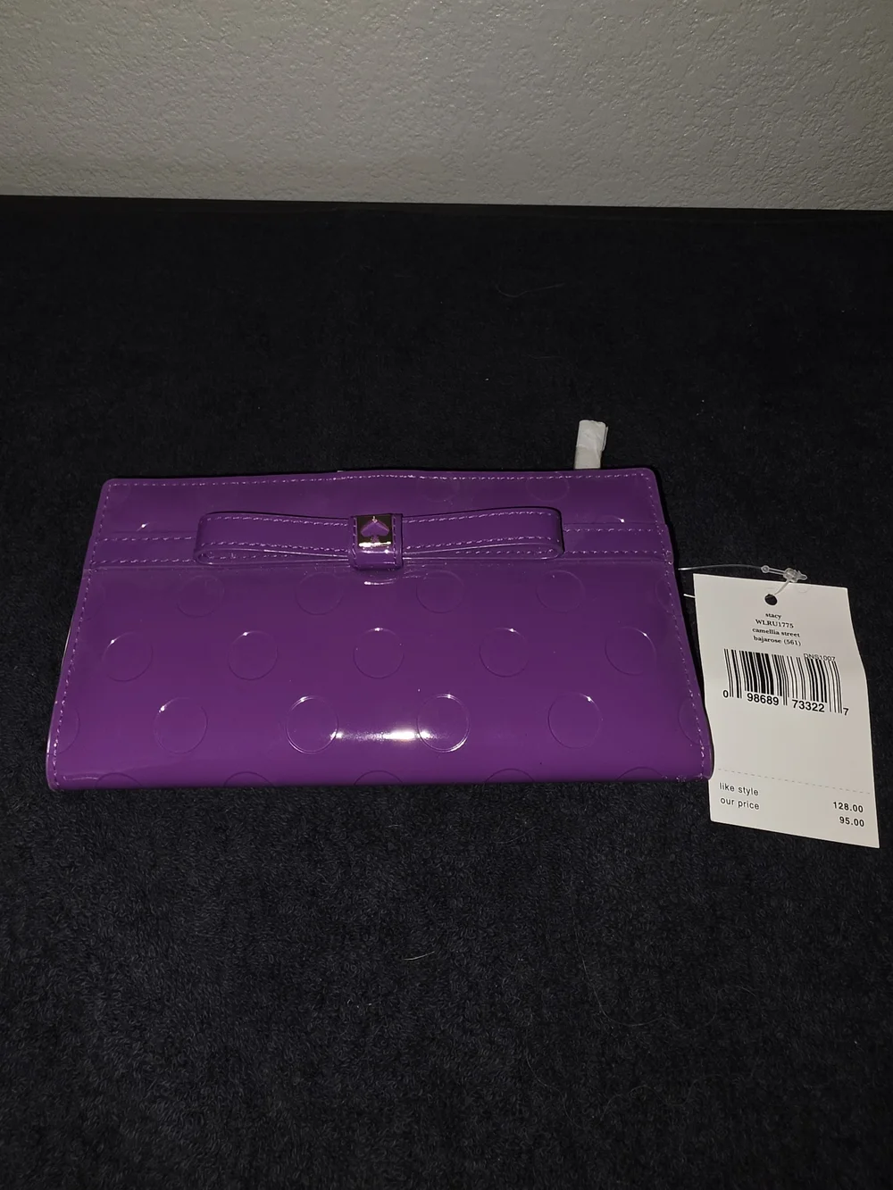 🟣 Kate Spade Camellia Street Stacy Wallet